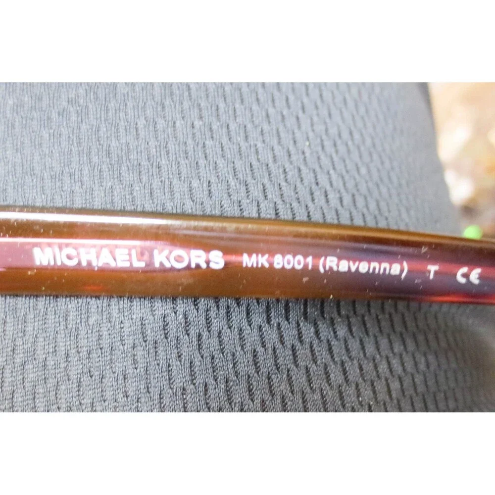 Michael Kors 3003 Tortoise Brown Rectangular Sunglasses MK Logo Women 51-18-135
